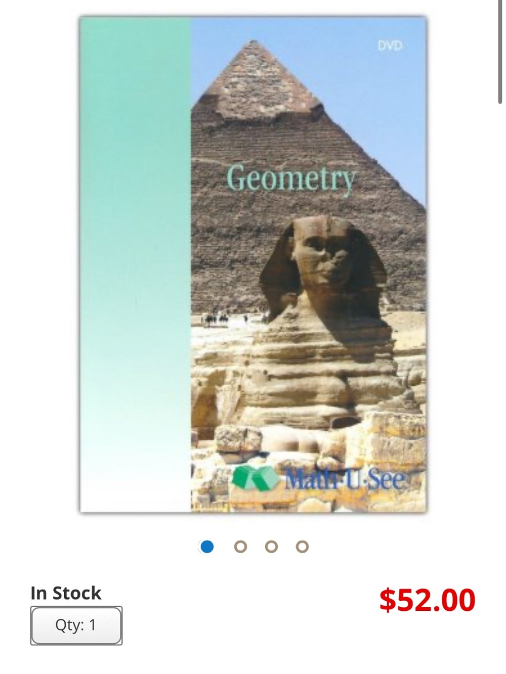 Math U See Geometry DVD home learning homeschooling educational lessons for kids